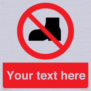 Custom No outdoor footwear